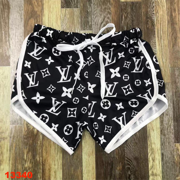 Adult Black and White LV Shorts
