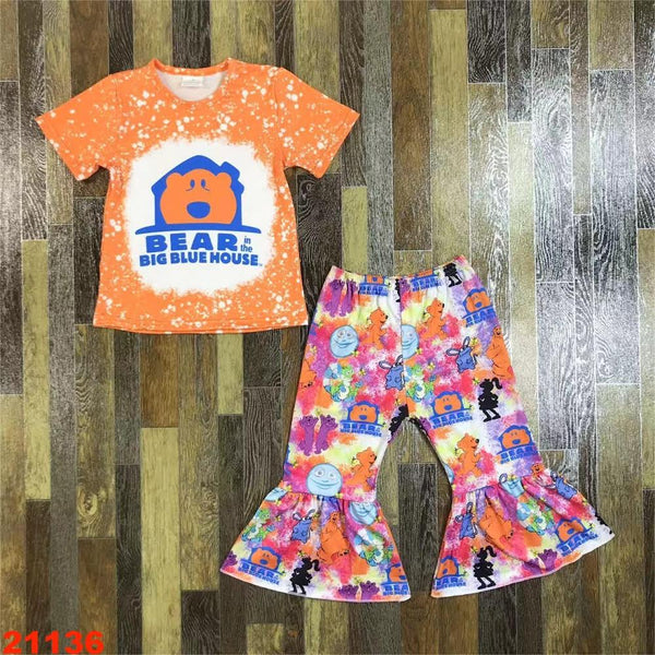 Bear in the Big Blue House Flare Pants Outfit