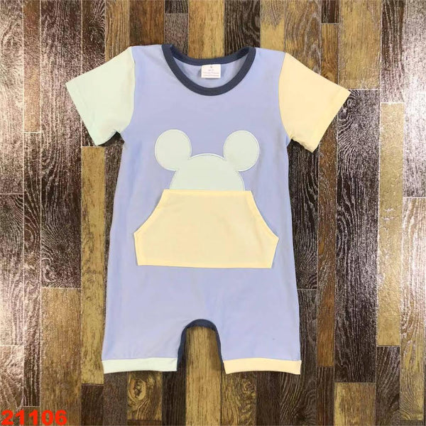 Mickey Pastel Vintage Romper Outfit