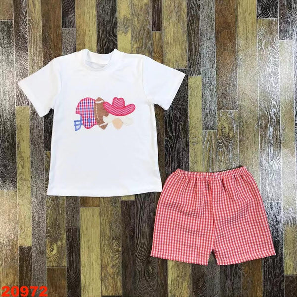 Football and Dolly Unisex Shorts Outfit