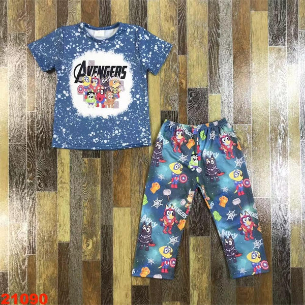 Bluey Avengers Straight Pants Unisex Outfit