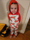 Red Truck Christmas Boys Outfit