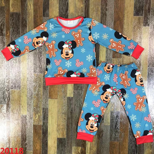 Mickey Gingerbread Christmas Pajamas
