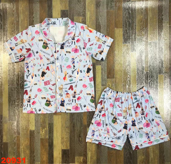 Taylor Swift Pajamas Adults and Children Sizes