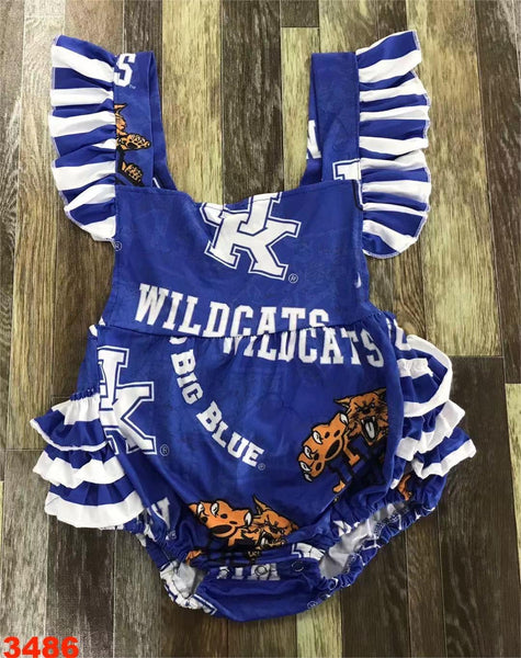 University of Kentucky Bubble Romper Outfit