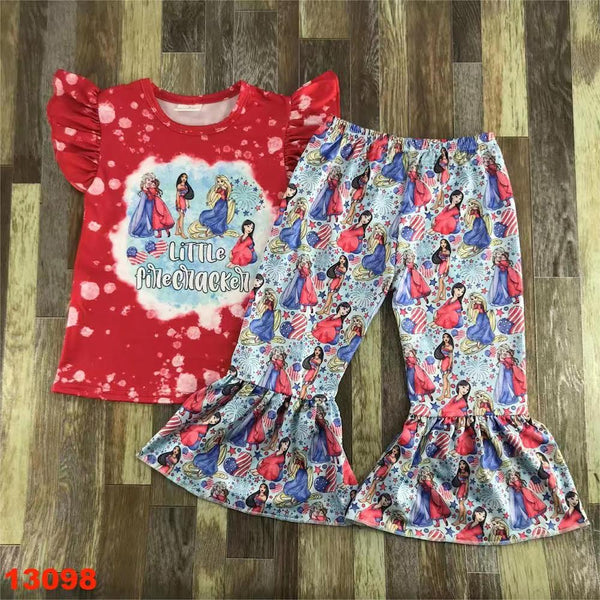 Little Firecracker America Flare Pants Outfit