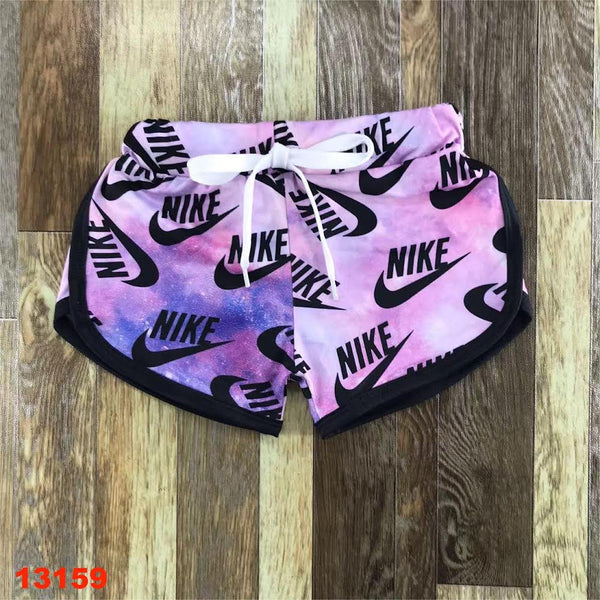 Pink and Purple Nike Shorts
