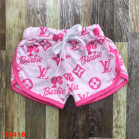 Pink Barbie LV Shorts
