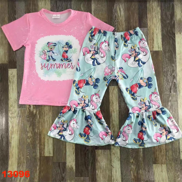 Summertime Mickey and Minnie Flare Pants Outfit