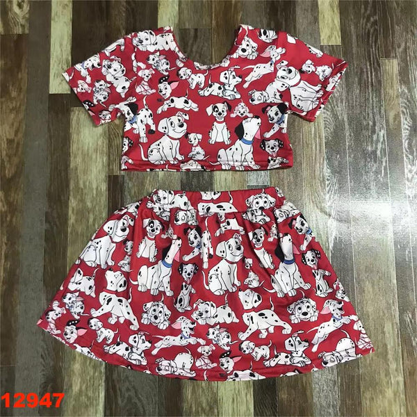 101 Dalmatians Two Piece Skirt Outfit