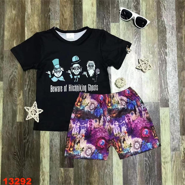 Hitchhiking Ghosts Haunted Mansion Unisex Shorts Outfit