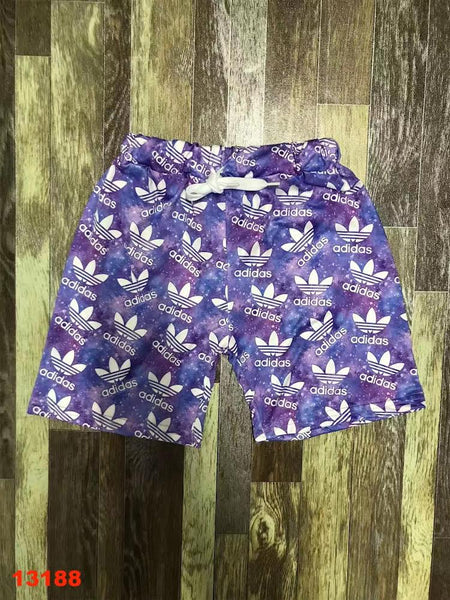 Purple Blue Adidas Shorts