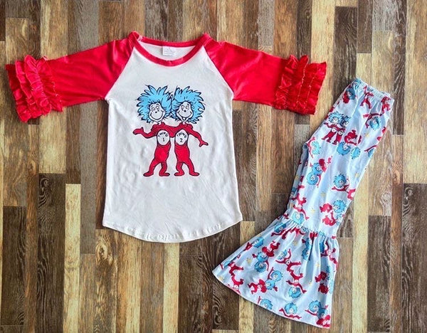 Thing 1 Thing 2 Flare Outfit