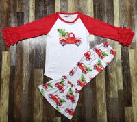 Red Truck Christmas Tree Outfit