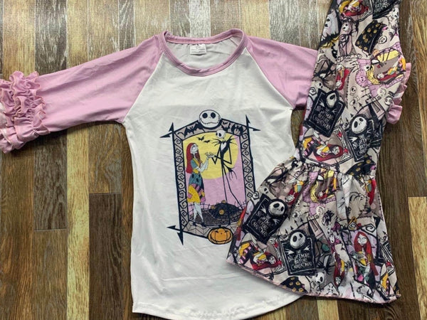 Jack & Sally Pink Outfit: READY TO SHIP