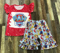 Red Splatter Paw Patrol Outfit