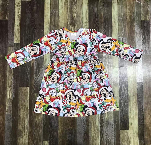 Mickey and Friends Collage Christmas Dress