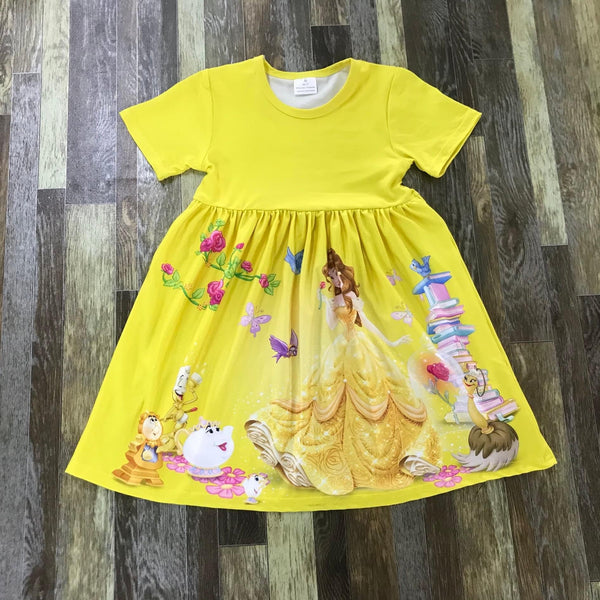 Yellow Belle Beast Party Dress