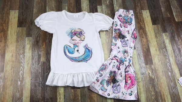 Cutie Mermaid Flare Pant Outfit