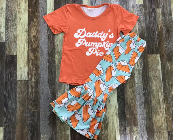 Daddy’s Pumpkin Flare Pants Outfit