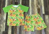 Unisex Land Before Time Dinosaur Shorts Outfit