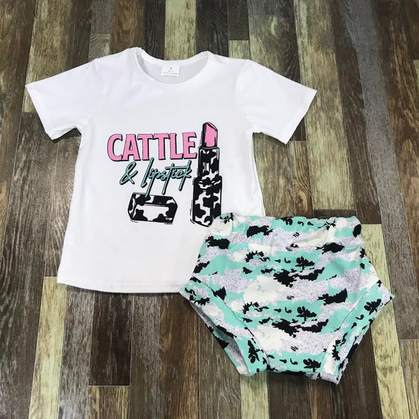 Cattle and Lipstick Bummie Set