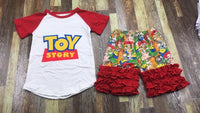 Toy Story Ruffle Shorts Outfit