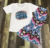 Wild Child Aztec Flare Pants Outfit