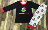 Black Grinch Squad Straight Pants Outfit