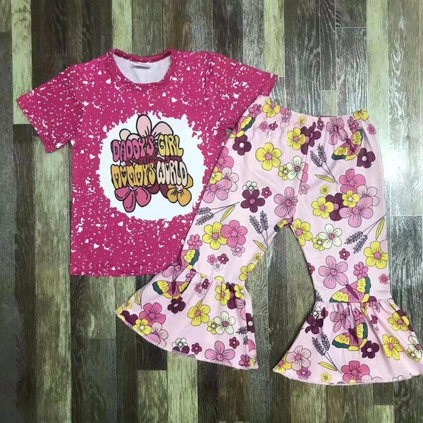 Daddy’s Girl Mommy‘a World  Y2K Flare Pants Outfit