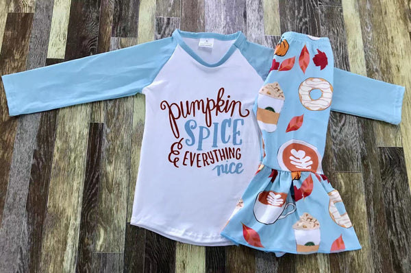 Pumpkin Spice and Everything Nice Flare Pants Outfit