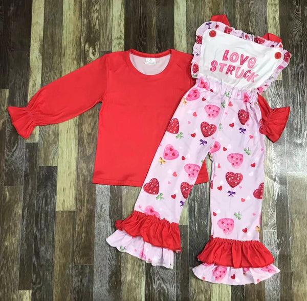 Love Struck Valentine’s Overalls Outfit