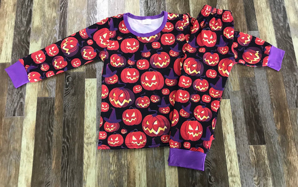Halloween Jack O’ Lantern Pajamas
