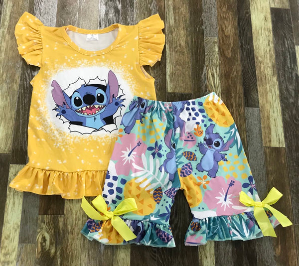 Yellow Lilo and Stitch Outfit