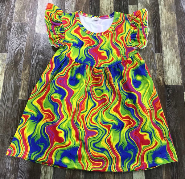 Tye Dye Swirl Dress
