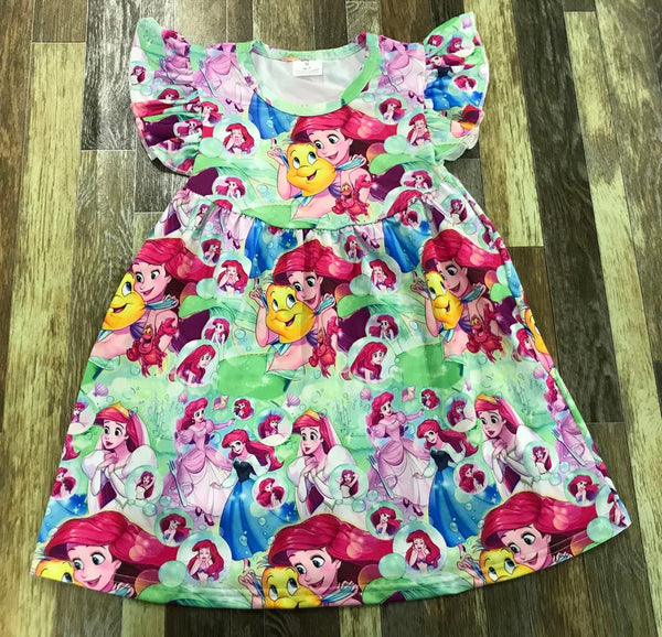 The Little Mermaid Collage Dress
