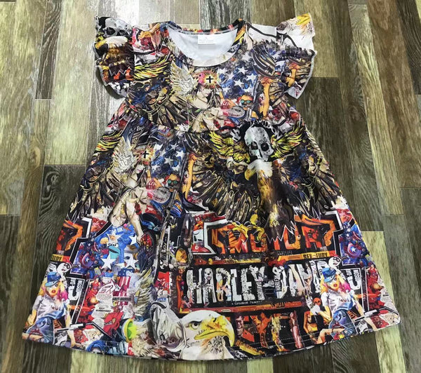 Harley Davidson Flutter Sleeve Dress