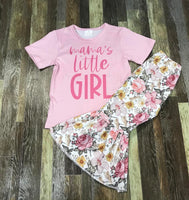 Floral Mama’s Girl Flare Pants Outfit