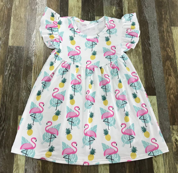 Flamingo Pineapple Dress