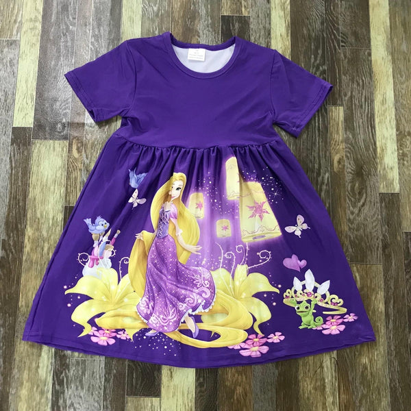 Purple Rapunzel Tangled Party Dress