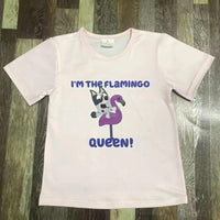 Bluey Flamingo Queen Shirt