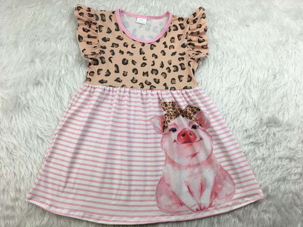 Cheetah Piggy Pearl Dress