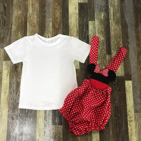 Minnie Bubble and Shirt Romper Outfit