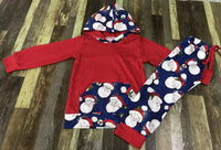Red and Blue Snowman Jogger