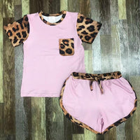 Pink Cheetah Shortie Outfit
