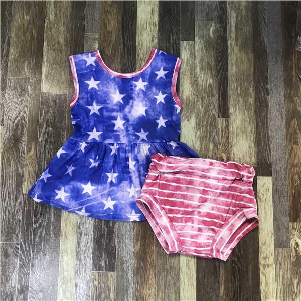 Stars and Stripes America July Fourth USA Shortie Outfit