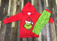 Grinch Jogger Fur Straight Pants Outfit
