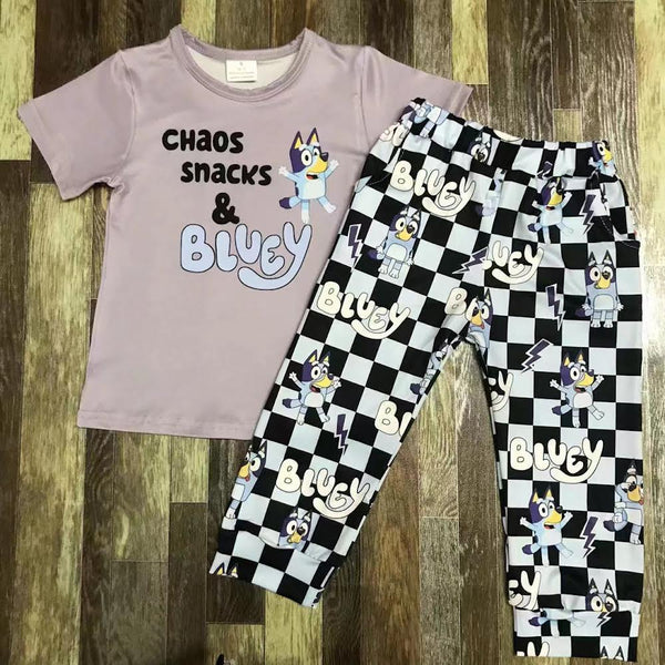 Bluey Chaos and Snacks Unisex Pants Outfit