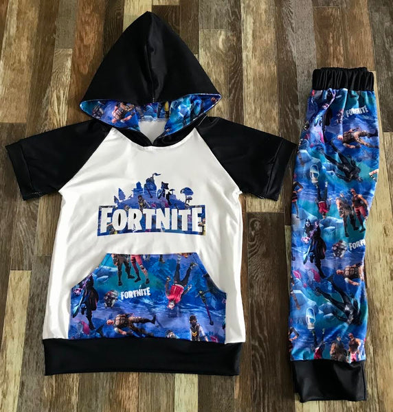 Short Sleeve Fortnite Jogger Outfit