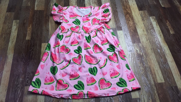 Watermelon Hearts Dress